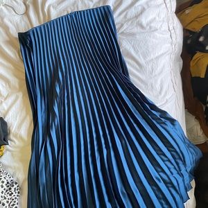 Pleated Zara Silky Skirt